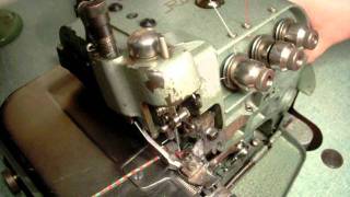 Rimoldi B2777 Industrial Serger 3Thread Top View [upl. by Girish513]