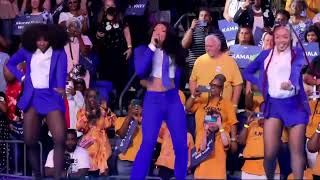 Megan Thee Stallion opens for VP Harris at Atlanta campaign rally  CW39 Houston [upl. by Arracot]