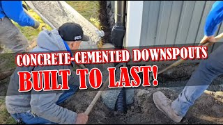 Robert Sherwoods Downspouts  What the French Drain Man Crew Did for My Property [upl. by Dyke]