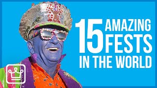 15 Amazing Festivals to Experience Around the World [upl. by Atteoj872]