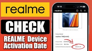 How to Check RealMe Device Activation Date [upl. by Junius538]