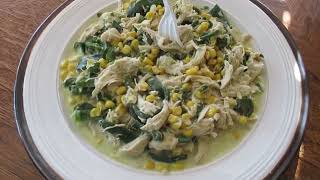 Rajas poblanas con crema y pollo [upl. by Niwled]