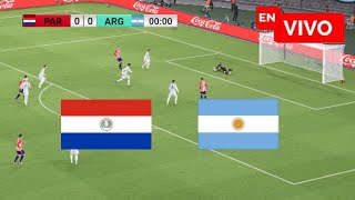 Paraguay vs Argentina EN VIVO  partido de Eliminatorias Sudamericanas [upl. by Wendalyn327]