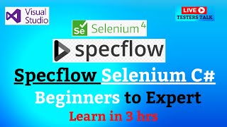 FREE SpecFlow Selenium C Training  Specflow Tutorial for Beginners to Expert  LIVE [upl. by Eintroc]