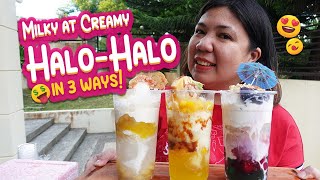 Summer Halohalo in 3 Flavors Negosyo Recipe with Costing [upl. by Pessa]