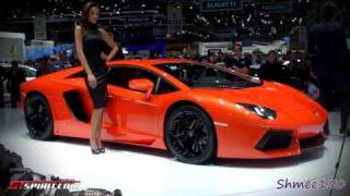 Lamborghini LP7004 Aventador  Geneva 2011 with GTspiritcom [upl. by Euqinemod]