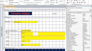 3 Wstawianie pola tekstowego do formularza Access [upl. by Jonas]