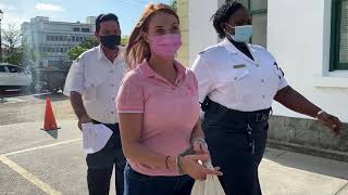 Jasmine Hartin is Remanded to the Belize Central Prison [upl. by Affer]