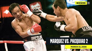 Juan Manuel Marquez vs Manny Pacquiao 2 DAZN REWIND [upl. by Aerdnua]