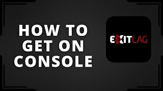 How To Get ExitLag on Console Best Method [upl. by Viking]