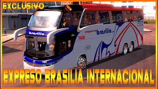 Marcopolo Paradiso New G7 1600 LD  Skin Expreso Brasilia Deluxe 6x2  Ruta Internacional Ecuador [upl. by Gapin]