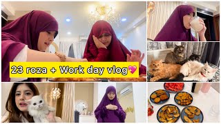 23 roza  Work day vlog💖 [upl. by Aivle749]