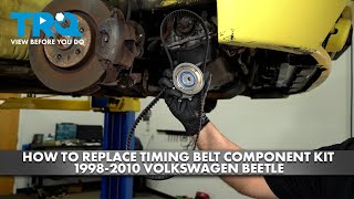 How to Replace Timing Belt and Component Kit 19982010 Volkswagen Beetle [upl. by Vassily]