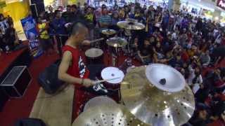 Ikmal Tobing  solo drums at Palur Plasa Solo [upl. by Casey]