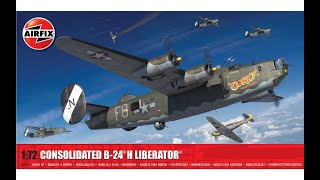 AIRFIX 172 B24H LIBERATOR FIRST IMPRESSIONS [upl. by Ahsilat]