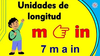 Convertir METROS a PULGADAS  m a in  Ejemplo 1 💥 [upl. by Malinin]