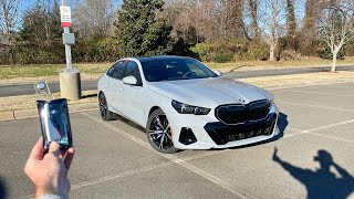 2024 BMW 540i xDrive M Sport Start Up Exhaust Test Drive Walkaround POV and Review [upl. by Thema]