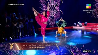 Anita Martínez y el Bicho Gómez brillaron bailando al ritmo de una danza india [upl. by Spalla]