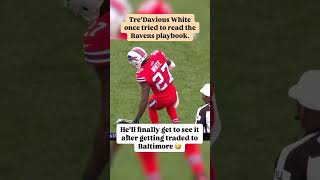 Tre’Davious White once tried to read the Ravens playbook [upl. by Lleuqram353]