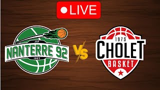 🔴 Live Nanterre vs Cholet  Live Play By Play Scoreboard [upl. by Eelrebmyk]