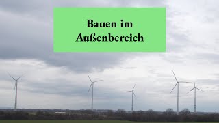 Bauen im Außenbereich §35 [upl. by Mateya]