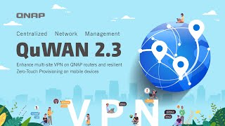 QuWAN 23 Enhance multisite VPN on QNAP routers and ZeroTouch Provisioning on mobile devices [upl. by Elin636]