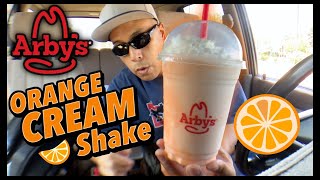 ARBYS ORANGE CREAM SHAKE REVIEW [upl. by Imyaj]