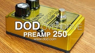 DOD Overdrive Preamp 250  DEMO [upl. by Nereil]