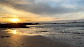 Sunset over Pollan Bay Ballyliffin Donegal [upl. by Domenico694]