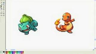 pokemon sprite tutorial recolor [upl. by Dachy]