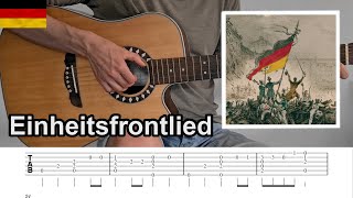 Einheitsfrontlied  fingerstyle guitar TAB [upl. by Adnael]