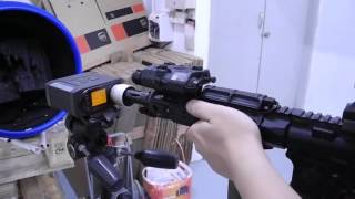 Hexmag Airsoft magazine for Systema PTW firing test [upl. by Erlinna451]