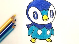 Comment dessiner Tiplouf Pokémon [upl. by Gothurd995]