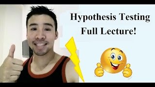 Stats Made Easy Hypothesis Testing Lecture for Newbies [upl. by Konrad]