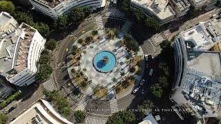 Dizengoff Square  כיכר דיזנגוף  Tel aviv aerial [upl. by Bubalo262]