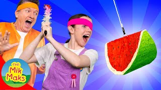 Piñata Fruits  Kids Songs and Games  The Mik Maks [upl. by Aerb381]