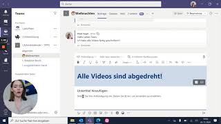 Ankündigung in Microsoft Teams erstellen und verschönern Kurzanleitung [upl. by Terhune]