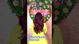 Red Hair Colour Consultation Very happy Client trending viral ytshorts reels haircolor [upl. by Amsab]