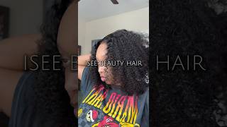 ISEE BEAUTY HAIR😍haircontent kinkycurlyhair wiginstall wigtutorial wigcontent iseehairbeauty [upl. by Pergrim331]