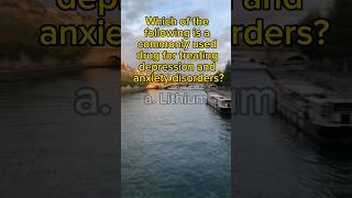 Which of the following is a commonly used drug for treating depression and anxiety disorders [upl. by Mayrim]