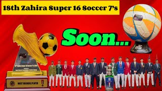 Nolimit 18th Zahira Super 16 Soccer 7’s championship  Race Course Ground [upl. by Eatnoed]