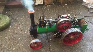 Live steam Minnie traction engine 1 inch scale Betsy [upl. by Xanthe]