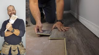 How to Install Vinyl Plank Flooring Quick and Simple [upl. by Keene]