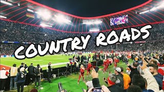 🏈 70000 NFL fans singing quotTake Me Home Country Roadsquot I Seahawks vs Buccaneers I Munich Game 2022 [upl. by Okorih]