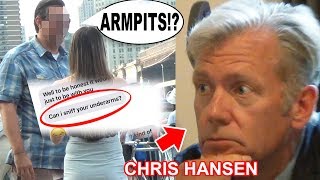 Chris Hansen CATCHES ARMPIT Sniffing Husband Cheating on Wife  To Catch a Cheater [upl. by Delwin]