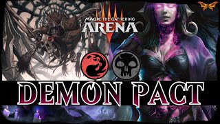 DEMON SOULS  MTG Arena  Rakdos Razor Demon Sacrifice DUSKMOURN AlchemyStandard Deck [upl. by Eybbob]