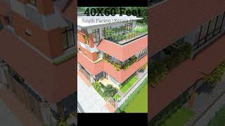 South Facing 👌 Kerala House Design Shorts [upl. by Onibag232]