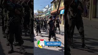 Desfile 14 de septiembre presentación de Ejército de Guatemala Esquipulas Guatemala [upl. by Amle232]