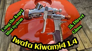 Iwata Kiwami 4 14 For Direct Gloss With Kapci 2k Mini Kit [upl. by Gleason]