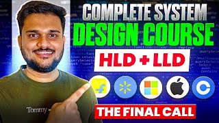 Final Call 🔥 for HLD  LLD Complete System Design Course [upl. by Nauqes]